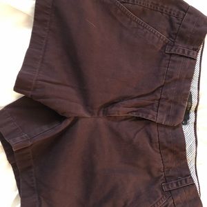 Eggplant Jcrew Chino shorts size 4